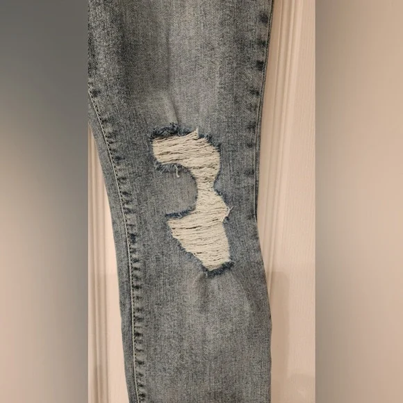 Good American Good Waist Skinny High Rise Blue Jeans Tummy Tech Size 2 /26 - Picture 11 of 16